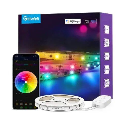 Govee Rgbic Basic Wi-Fi + Bluetooth Led Şerit Işıklar (10 M) - H618C Kktc