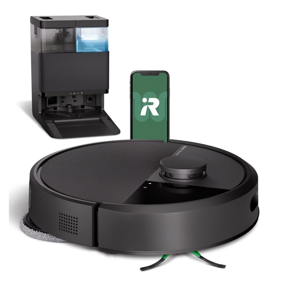 Roomba G185040 Plus 405 Combo+ Torbasız Robotik Elektrikli Süpürge-Mop