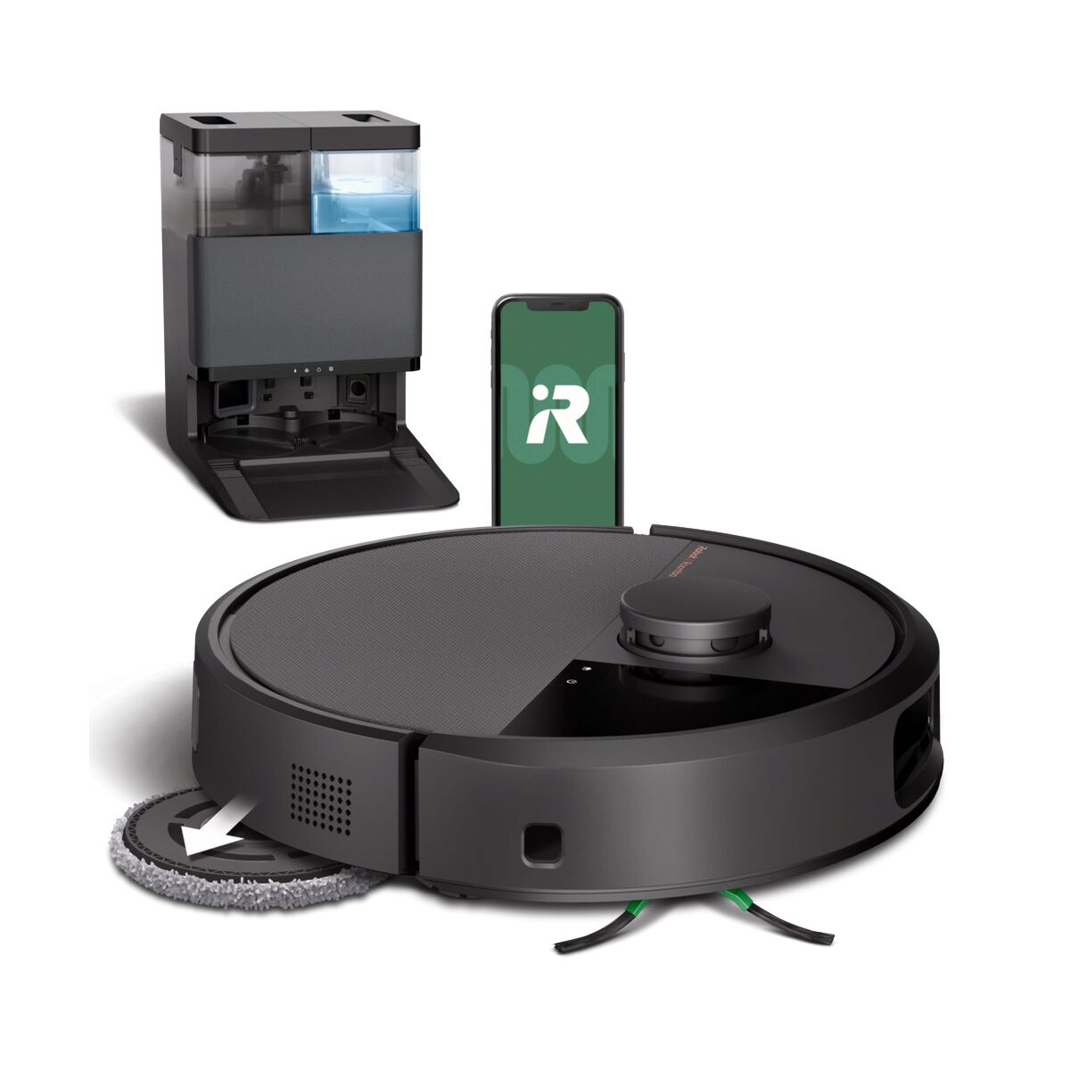 Roomba N185040 Plus 505 Combo + Autowash Dock Robotik Süpürge - Paspas Temizleyici
