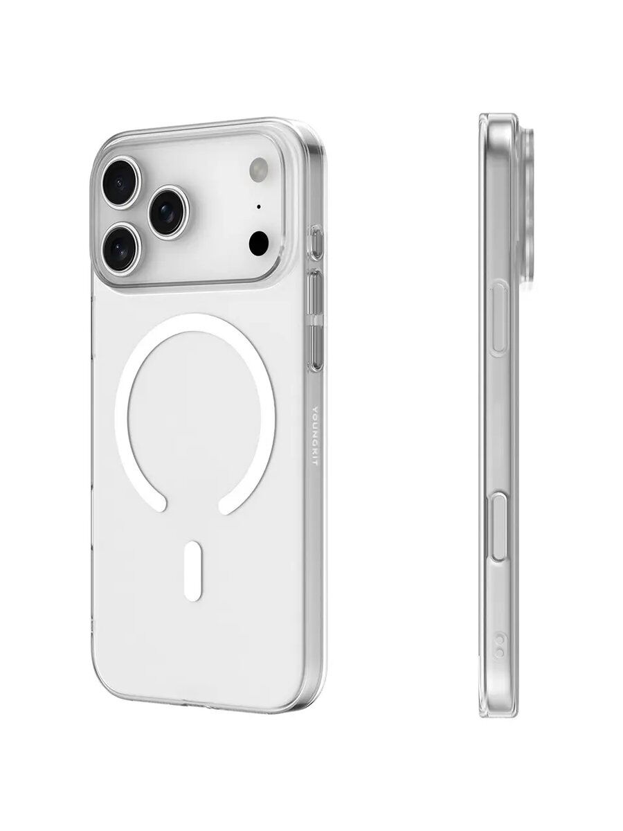 Youngkıt Mag Safe Hidden Kılıf Beyaz 17 Pro - Görsel 1