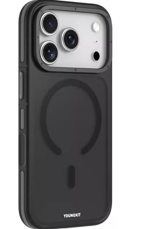Youngkıt Mag Safe Hidden Kılıf Siyah 17 Pro - Görsel 1