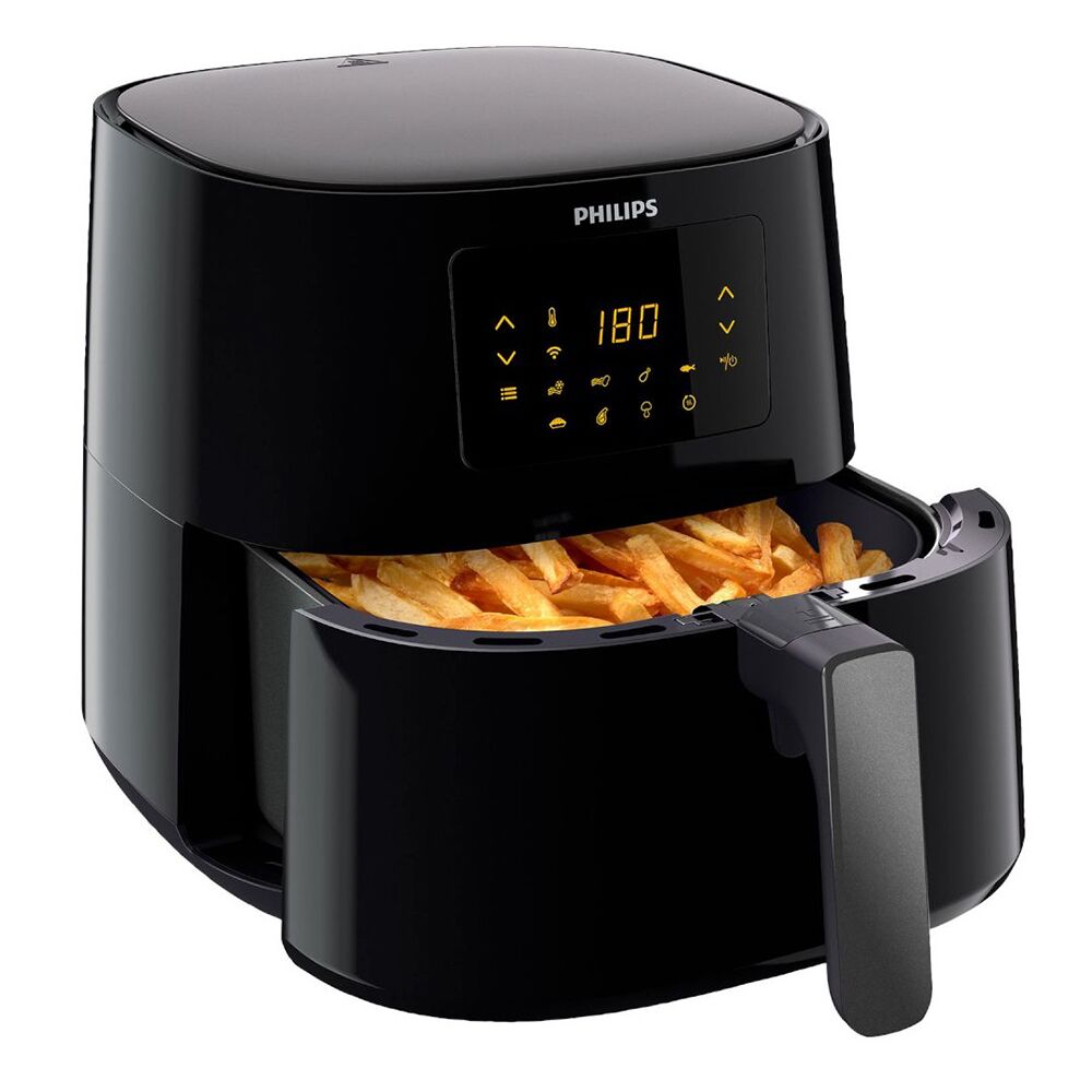 Philips Xl Hd9280/70 Siyah Hava Kızartma Makinesi