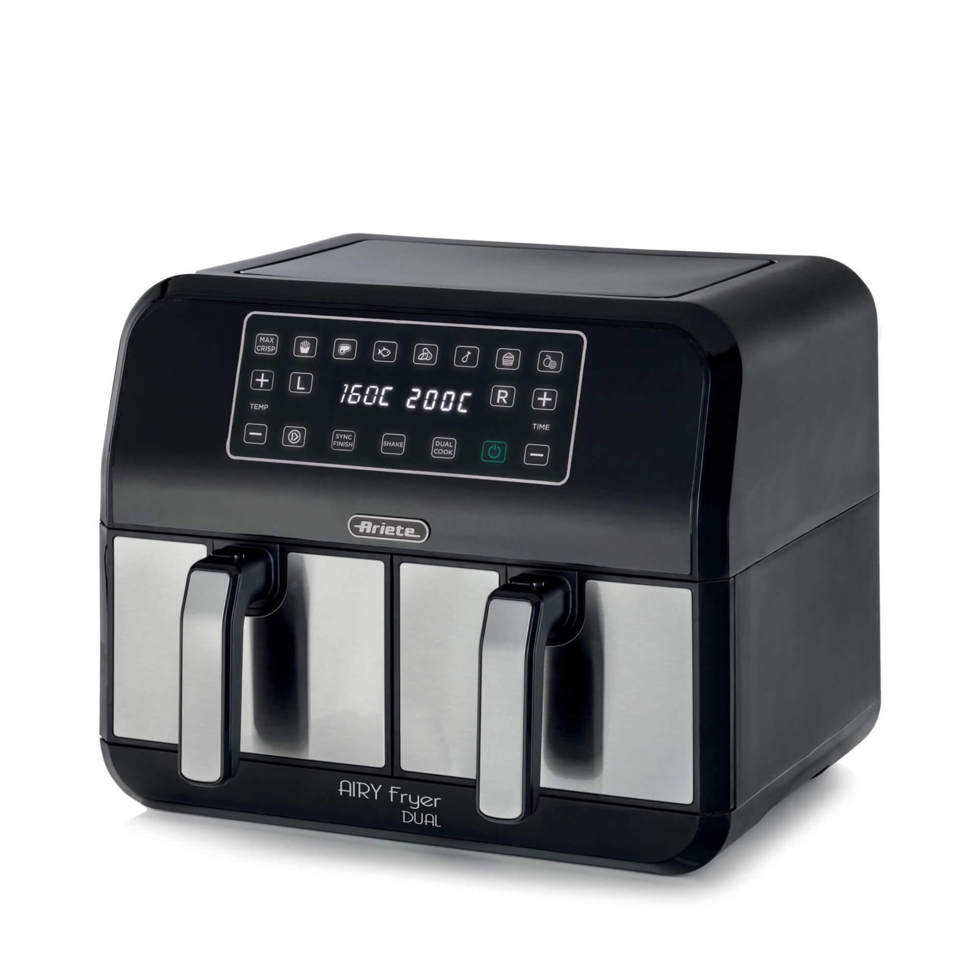 Ariete Airy Dual: Çift Hazneli Hava Fritözü / Fırın. Çıtır Pişirme Ve Meyve Kurutma Fonksiyonlu - 8 Litre (4Lx2)