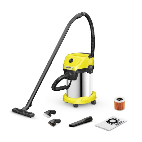 Karcher Wd 3 S V-19/4/20 Kovalı Sıvı Ve Katılar İçin Vakumlu Süpürge - Kktc Bi Sipariş - Ev Elektroniği&Amp;Gt;Elektrikli Süpürge&Amp;Gt;Toz Torbasız Elektrikli Süpürge