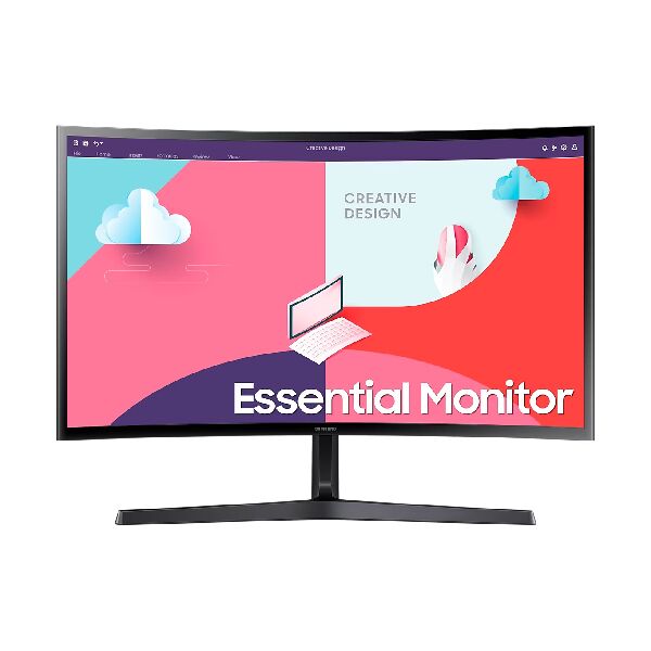 Samsung Ls27C366Eauxen S36C Essential Kavisli Pc Monitörü 27&Amp;Quot;