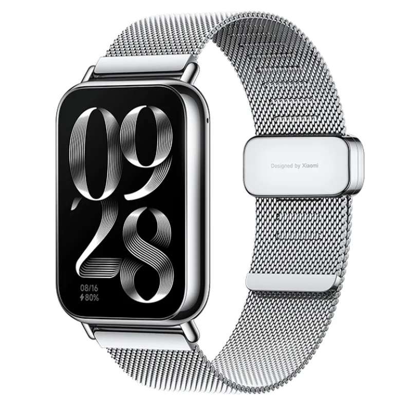 Xiaomi Milanese Qrelease Kayış Gümüş (22Mm)-Xiaomi Milanese Qrelease Strap Silver (22Mm)-Xiaomi-Kktc
