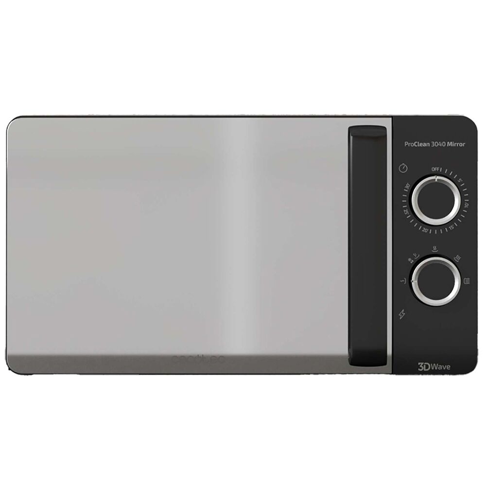 Mikrodalga Fırın Döner Tablası Cecotec Proclean 3040 Mirror 01526 Siyah/Gümüş