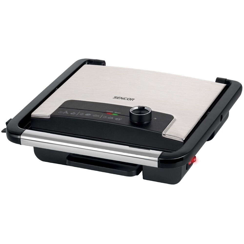 Sandviç Tost Makinesi Sbg 3710Ss Gümüş/Siyah