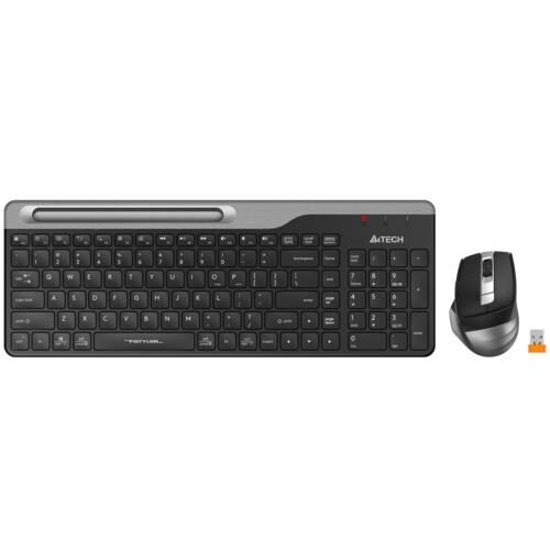 Kablosuz Klavyemouse A4Tech Fb2535C Bt 2.4G Type-C Şarj Edilebilir Tr Kktc