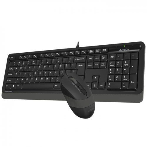 Klavyemouse A4Tech F1010 Mm Q Gri Usb Tr Layout Kktc