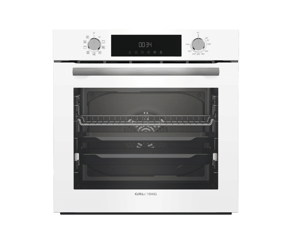 Gebm 12302W Grundig Ankastre Beyaz Cam Fırın - Görsel 1