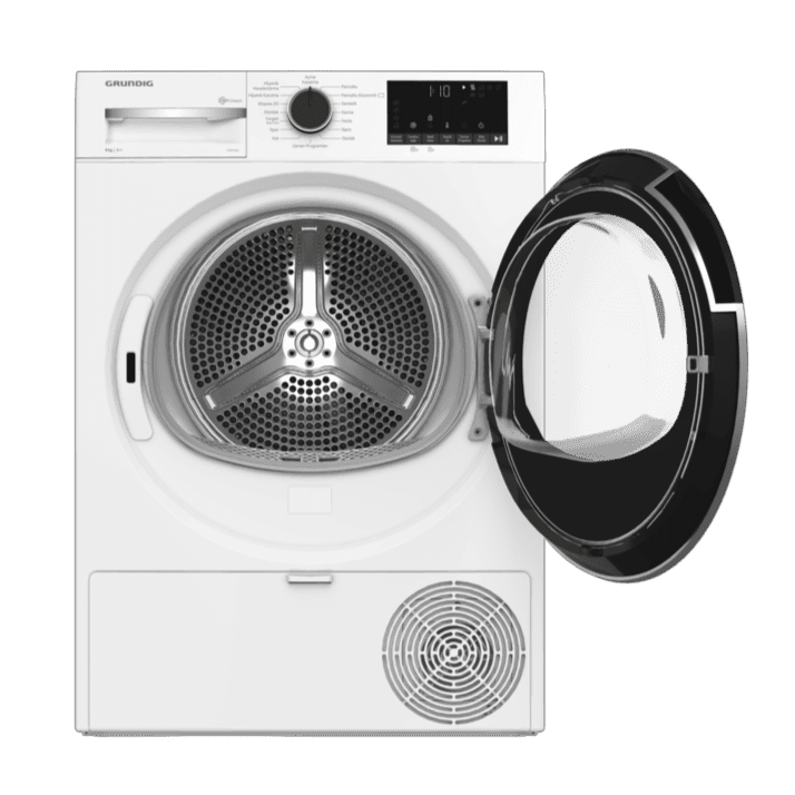 Gpdh 9634 Grundig 9 Kg Isı Pompalı Beyaz Kurutma Makinesi - Görsel 1