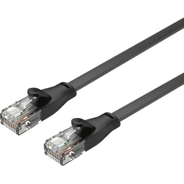 Kablo Unitek Cat6 Patch 3Mt Flat Siyah Kktc
