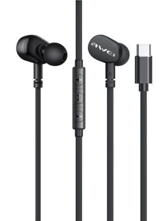 Kulaklık Awei Tc-7 Type-C Siyah Kktc