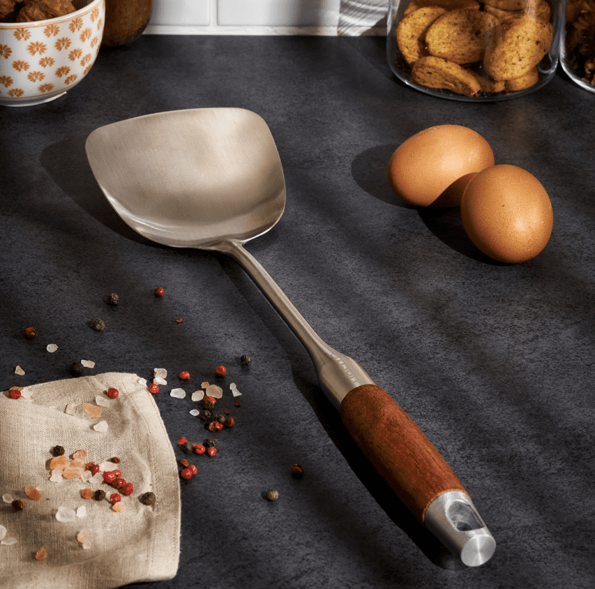 Emsan Woody Paslanmaz Çelik Spatula - Görsel 1