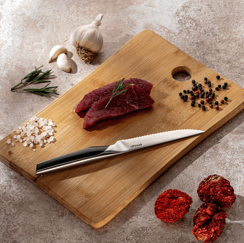 Emsan Pro Knıfe Steak Bıçağı, Siyah - Görsel 1