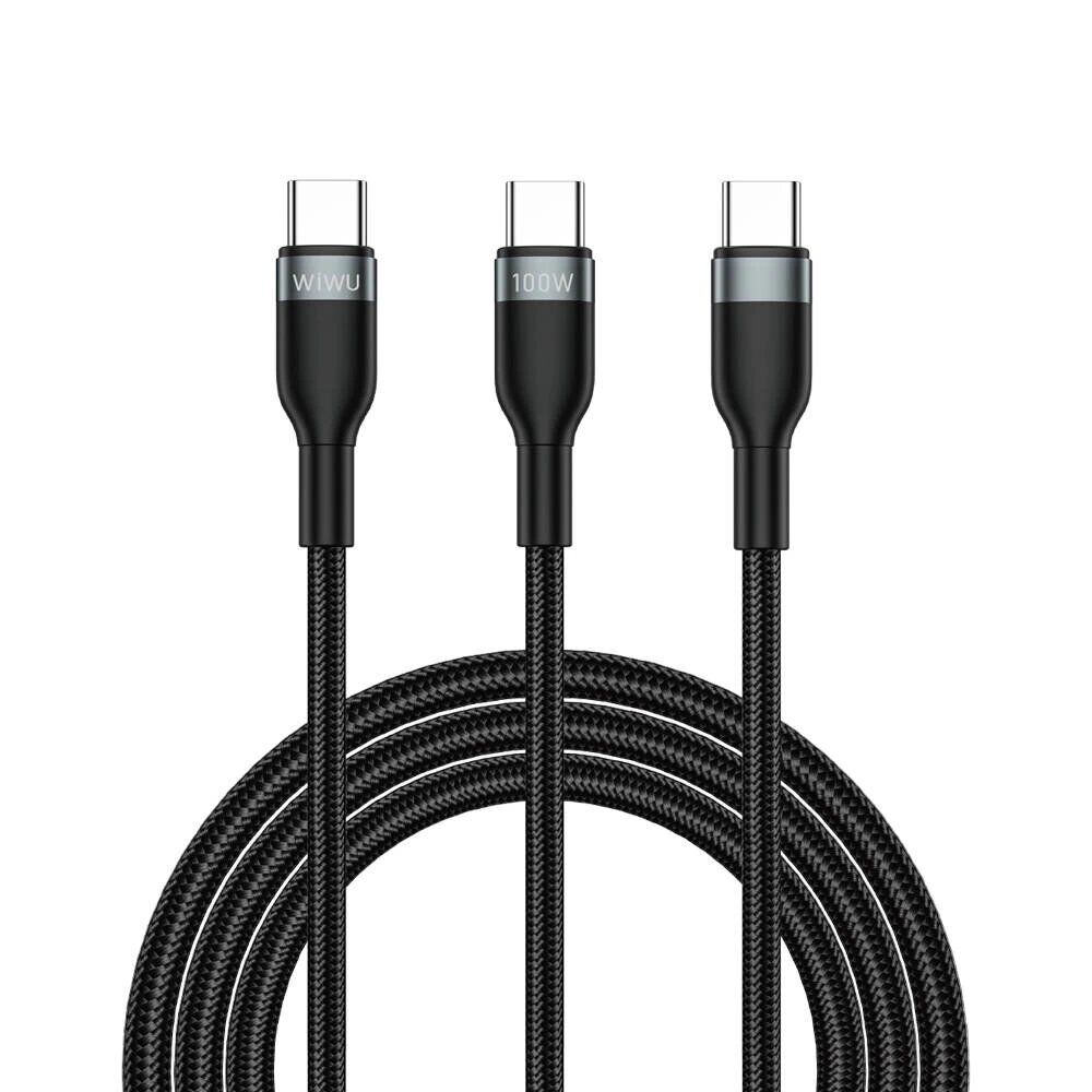 Şarj Kablosu Wıwu Concıse Usb-C To Usb-C + Usb-C Wı-C029 2In1 Kktc