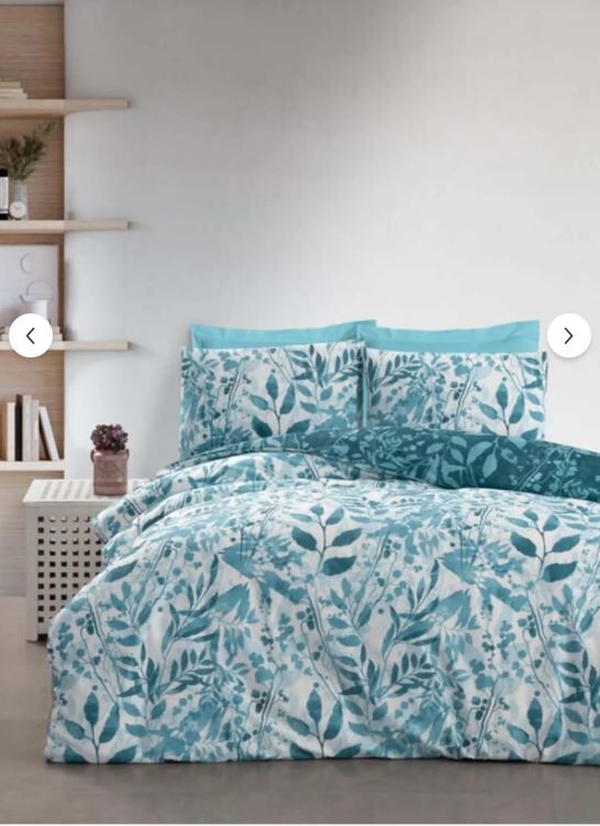 200X220 Luxart Nevresim Takımı Edel Surf - Görsel 1
