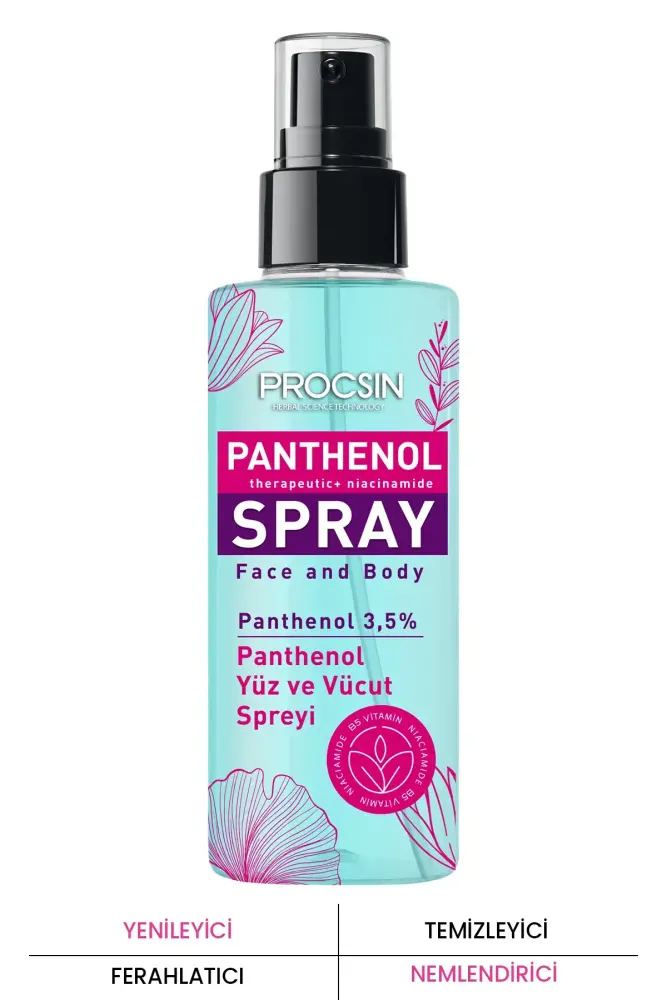 Procsin Panthenol Nemlendirici Ve Tazeleyici Yüz Vücut Spreyi 100 Ml - Görsel 1
