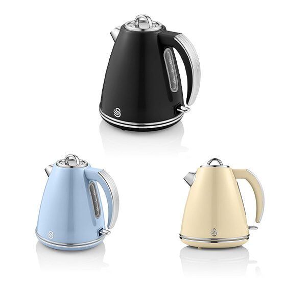 Swan Retro Vintage Jug Su Isıtıcı Kettle - Görsel 1