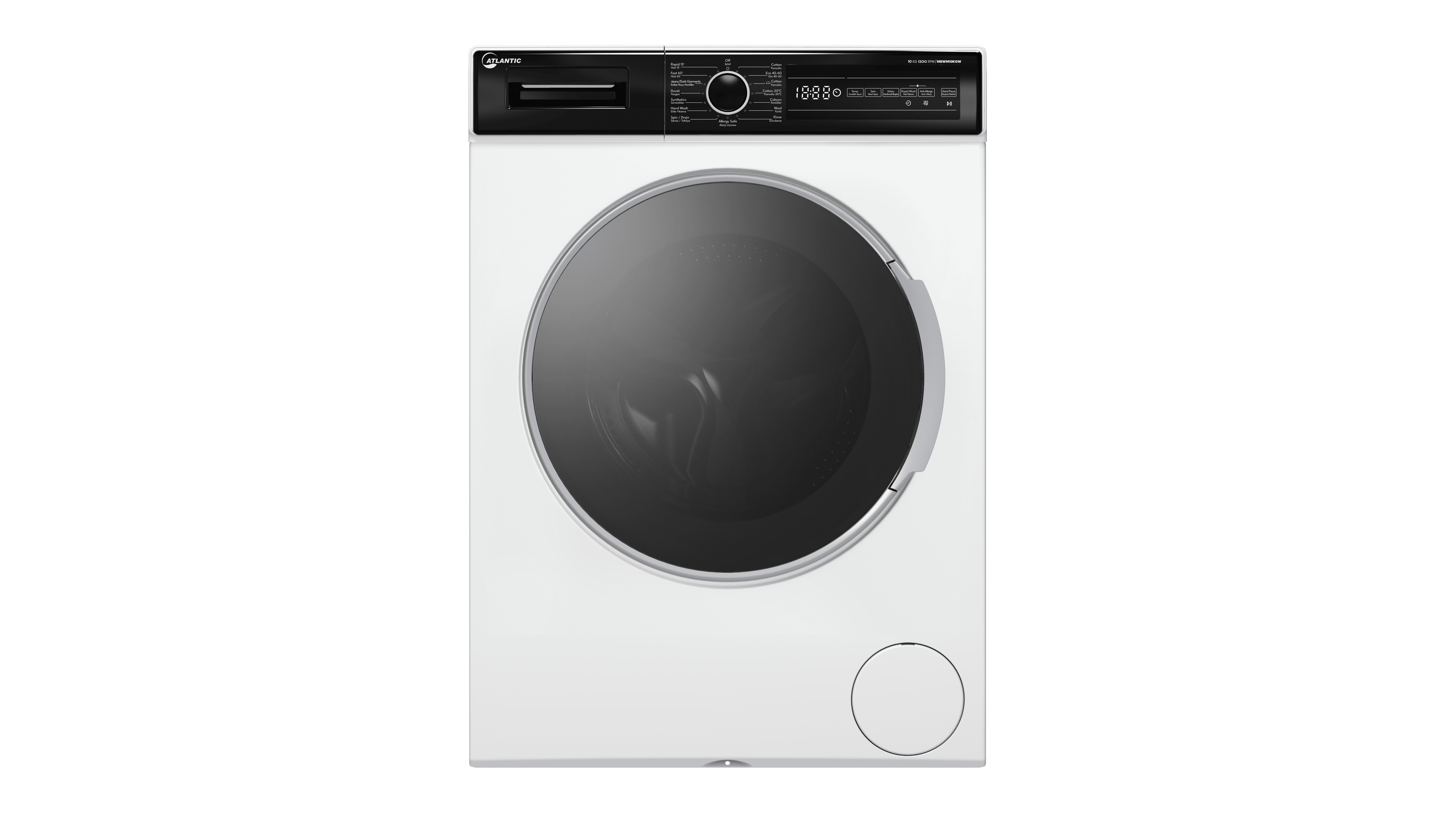 Atlantic Çamaşır Makinesi 10Kg Inverter Beyaz Mbwm10Kgw