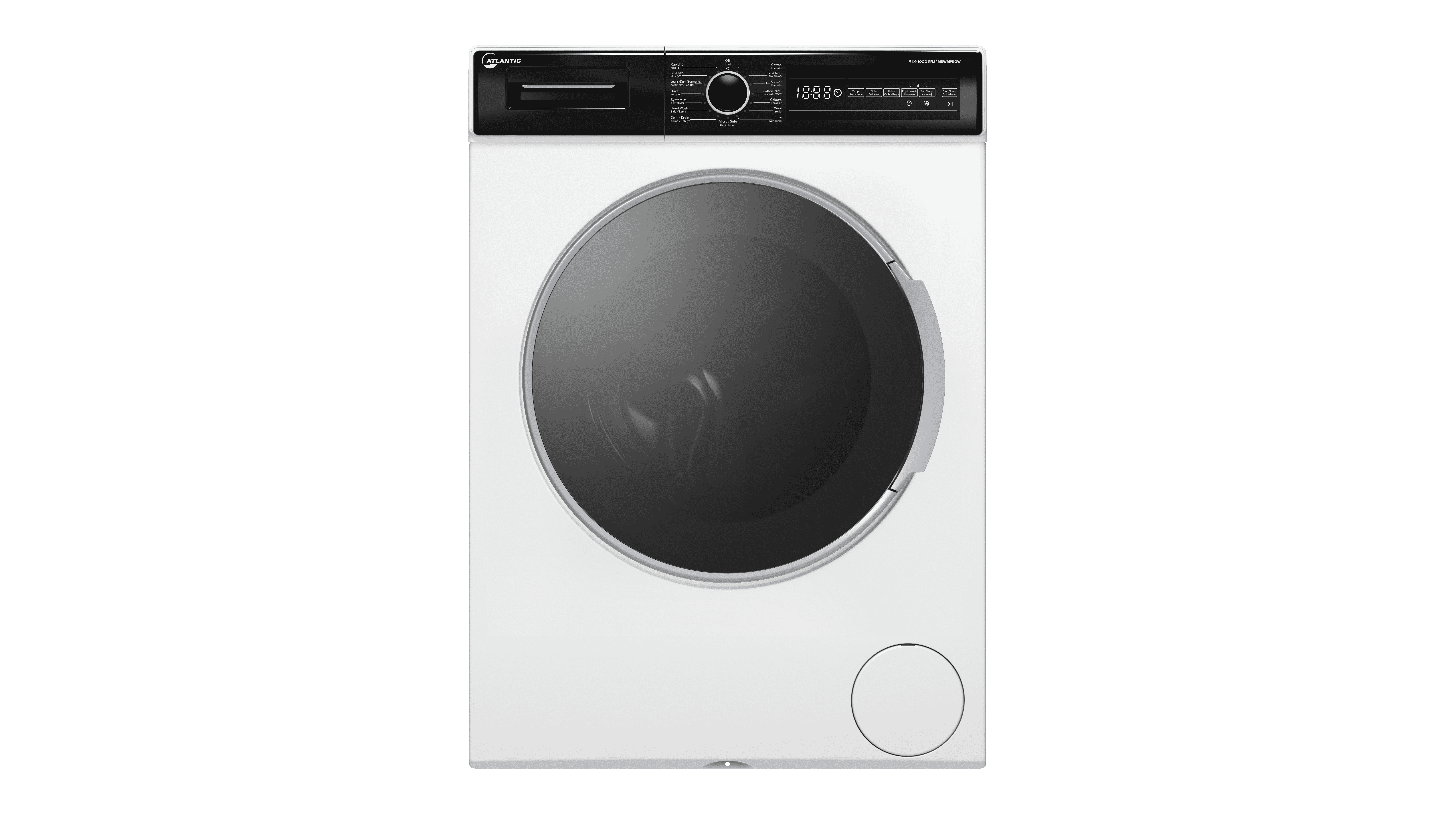 Atlantic Çamaşır Makinesi 9Kg Inverter Beyaz Mbwm9Kgw