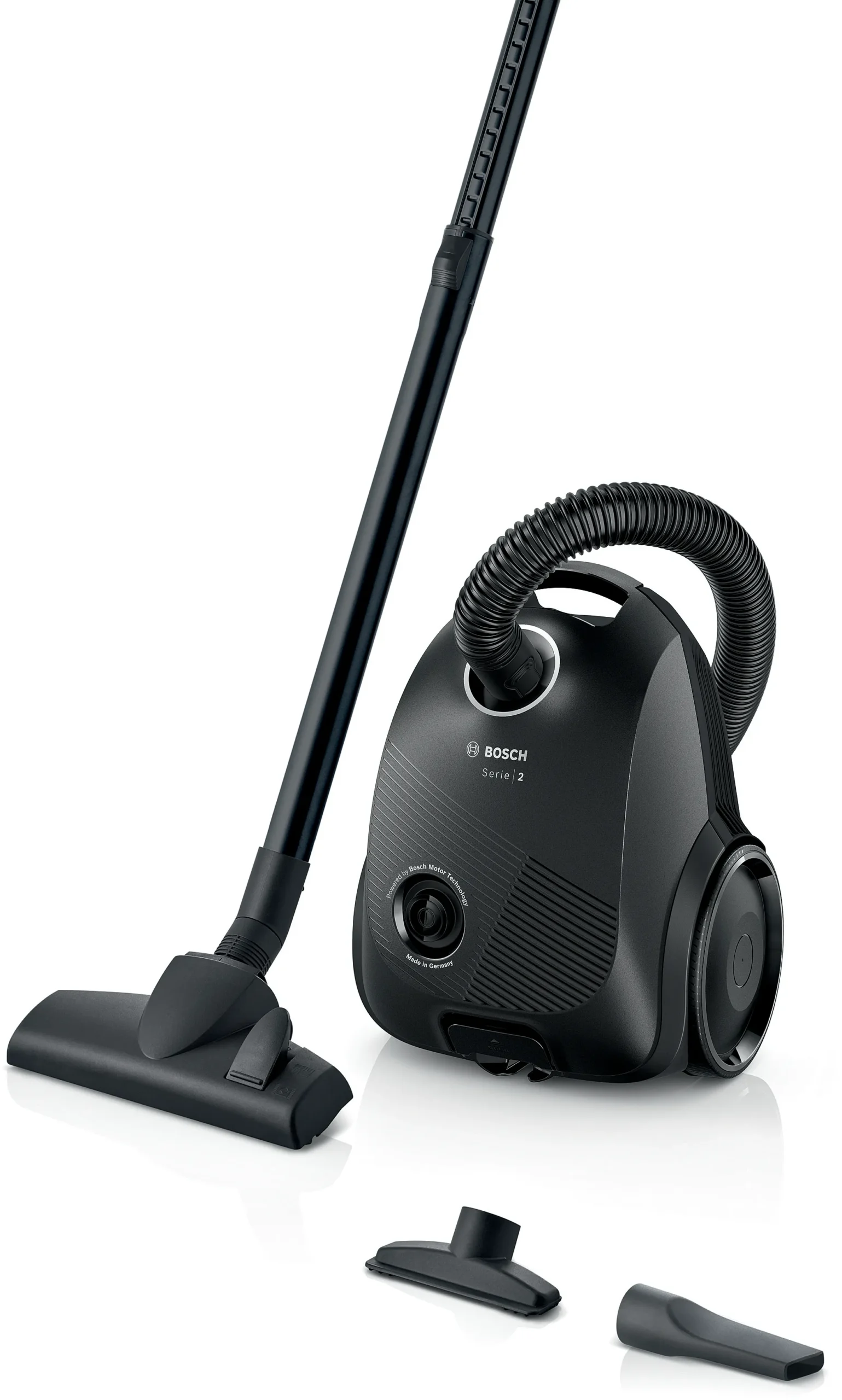Bosch Bgbs2Lb1 Serisi 2 Torbalı Elektrikli Süpürge Siyah 600Watt Air Clean 2 Filtre - Görsel 1