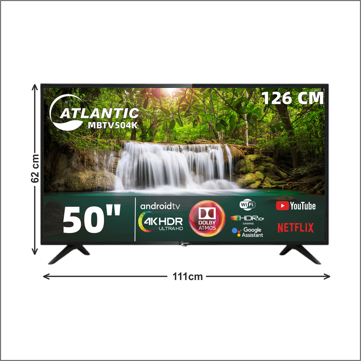 Mbtv504K Atlantic 50&Amp;Quot; Smart Led Tv