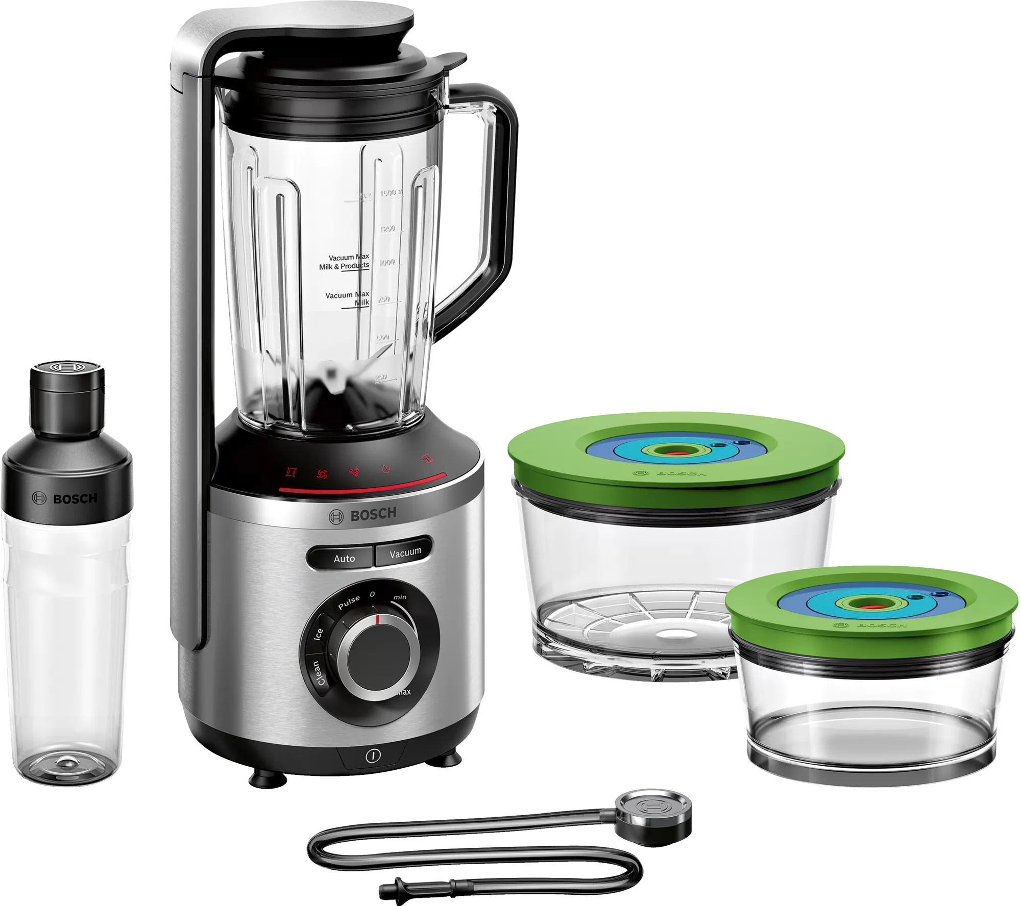 Bosch Vakumlu Blender Vitapower Serie | 8 1000 W Gümüş Bi Sipariş Kktc