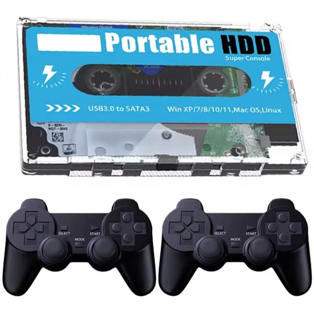 Retro Disk Taşınabilir Oyun Konsolu (2 Adet Joystick Hediyeli) - Görsel 1