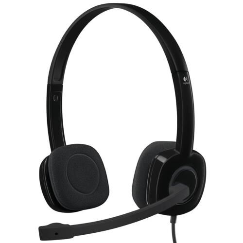 Kulaklik Logitech H151 Stereo Si̇yah 981-000589 Kktc