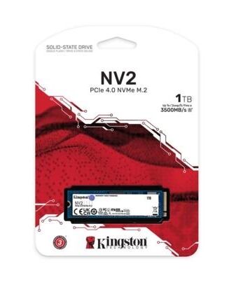 Ssd Kingston Nv2 1Tb Pci 4.0 Nvme Snv2S/1000G 3500 - 2100 Mb/S Kktc
