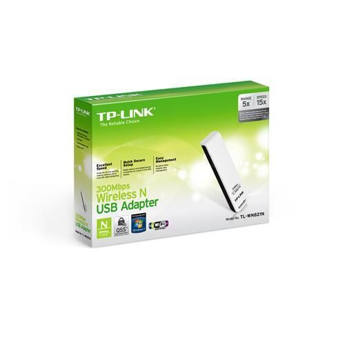 Wireless Usb Tplink Tl-Wn821N 300Mbps Wi-Fi Usb Adaptör Kktc
