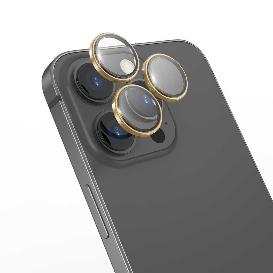 Wiwu Lens Guard Iphone 14 Pro/14 Pro Max Gold Kktc