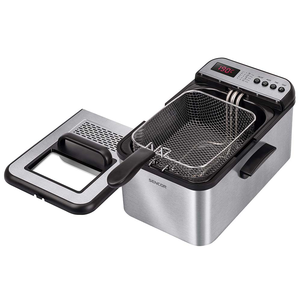 Derin Yağ Kızartma Makinesi Sencor Sfr 8200Ss Siyah/Gümüş