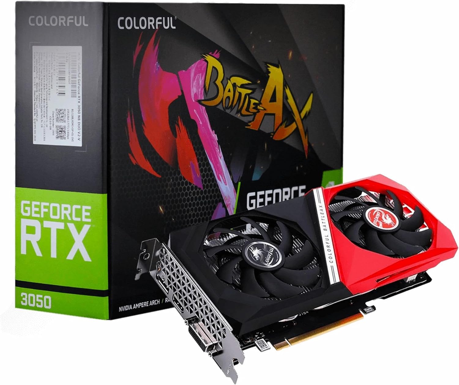 Ekran Kartı Colorful Rtx3050 8Gb Gddr6 128Bit Kktc