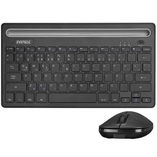 Everest Km-Bt803 Siyah Multimedia 2In1 Bt5.0+2.4Gh Q Tr Layout Kktc
