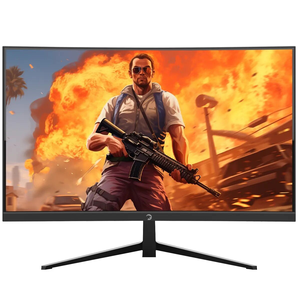 Monitor Gamepower 24&Amp;Quot; Vivid T40 Curved 0.5Ms 180Hz Hoparlör Kktc