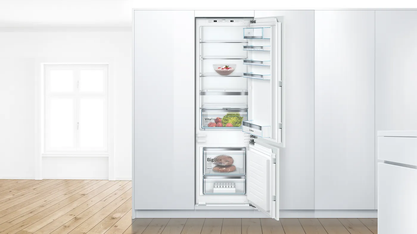 Bosch Seri 6 Altta Donduruculu Ankastre Buzdolabı-Dondurucu 177,2 X 55,8 Cm Düz Menteşe - Görsel 1