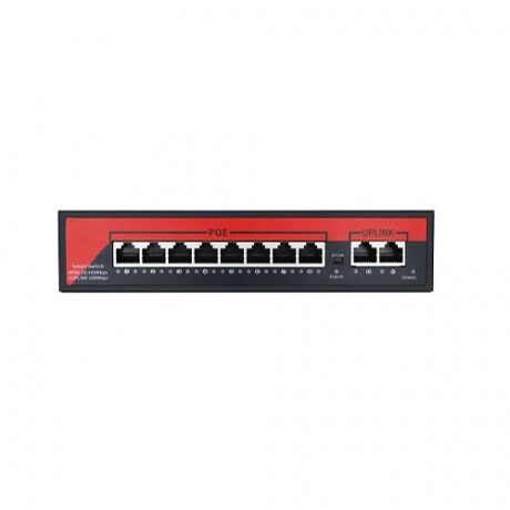 Switch Ezcool Ez-08Pse 8Xfe+2Xfe Poe (120Watt) Kktc