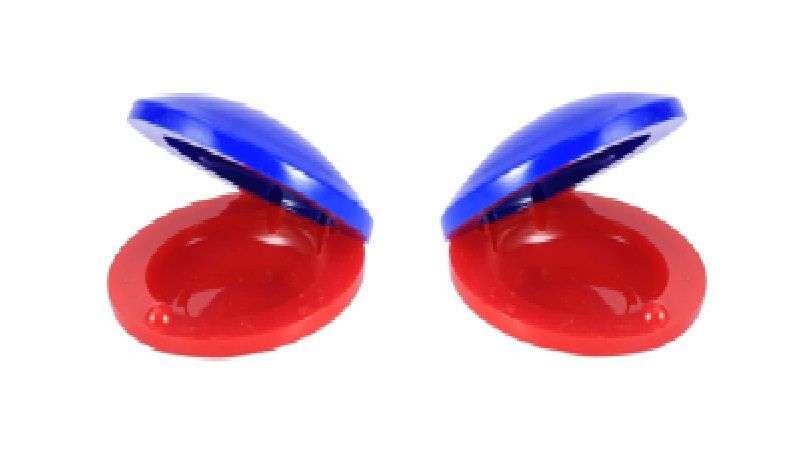 Tiger Power Rhythm Instruments Pair Of Plastic Castanet