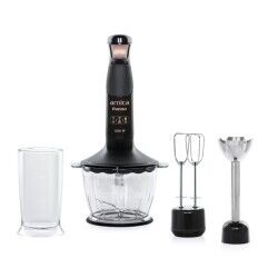 Arnica 12F4 Panna Stick Blender Set Siyah - Görsel 1