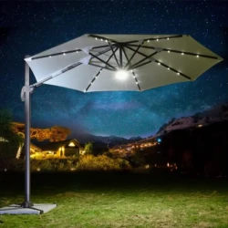 Led Işıklı Dış Mekan Şemsiye - Görsel 1