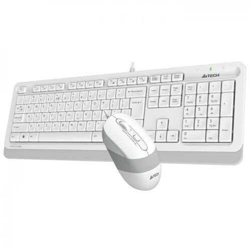 Klavyemouse A4Tech F1010 Mm Q Beyaz Usb Tr Layout Kktc