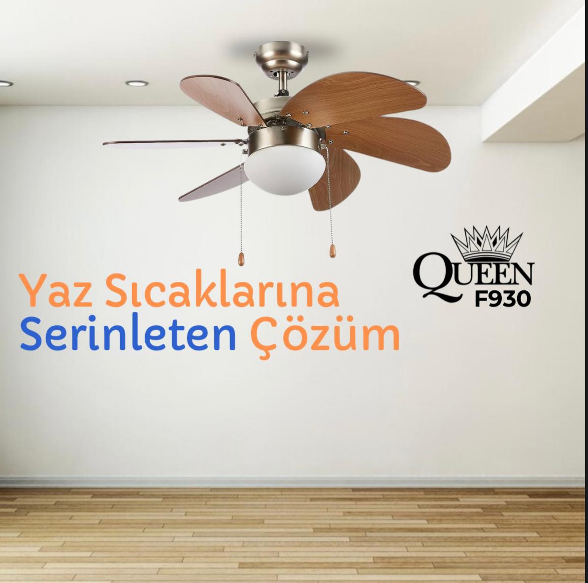 30-Queen-F930-Tavan-Vantilator - Görsel 1