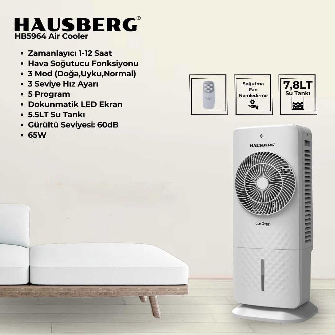 Hausberg Hb5964 Air Cooler - Görsel 1