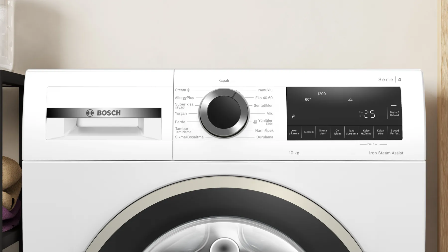 Bosch Wga252Z0Tr Serie 4 Çamaşır Makinesi 10 Kg 1200 Dev./Dak. - Görsel 1