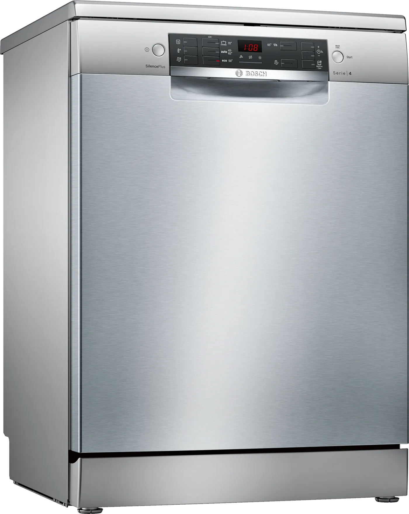Bosch Seri 4 Solo Bulaşık Makinesi 60 Cm Fırçalanmış Çelik Parmak Izi Bırakmaz Sms45Di10Q - Görsel 1