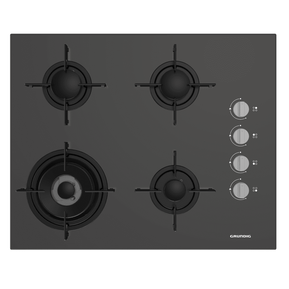 Gigl 622410 Gr Grundig Ankastre 65Cm Zara Grey Cam Ocak - Görsel 1