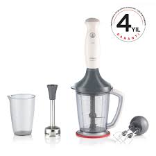 Arzum Megablend El Blender Seti - Beyaz - Görsel 1